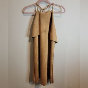 NWT Chelsea and Violet Faux Suede Dress Size Large